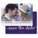 Purple Marker Photo Save the Date Cards Image 1 of 6
